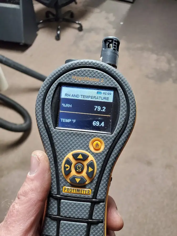 Moisture meter humidity assessment for Mold Remediation & Removal in Ellington