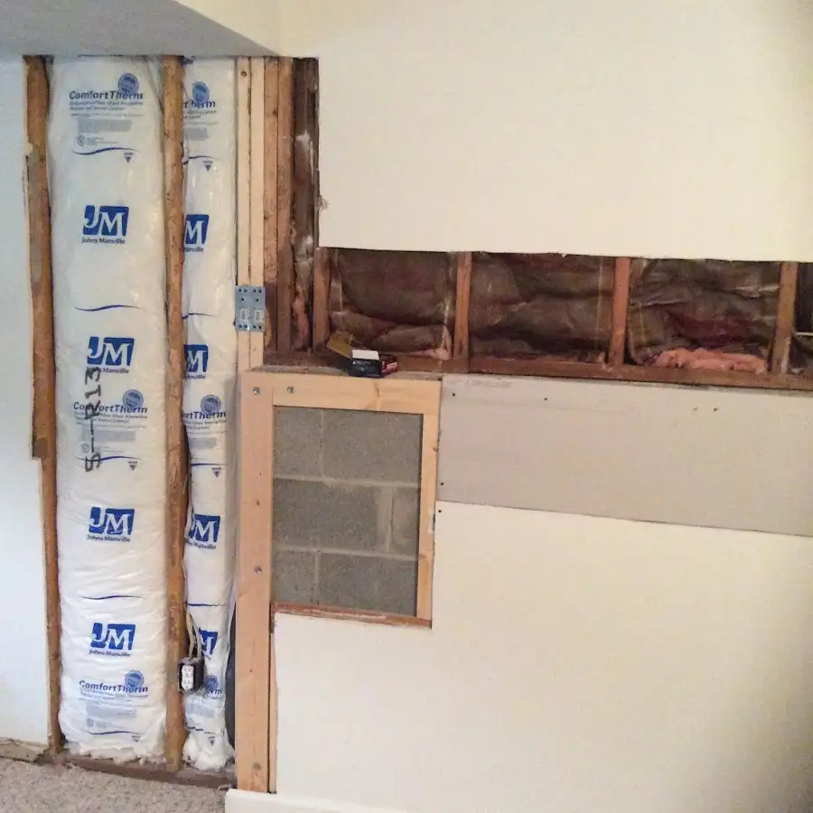 Wall insulation replacement during Odor Removal & Deodorization in Ellington